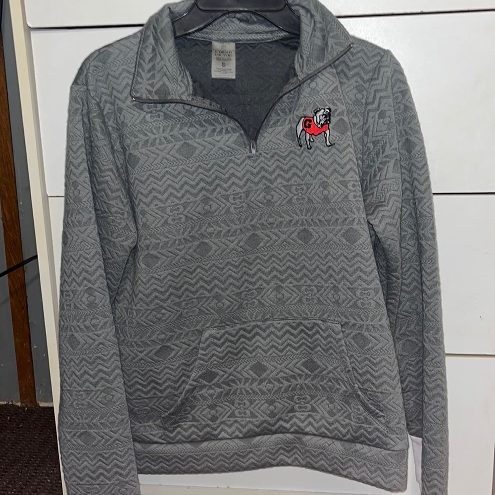Gameday couture GORGIA BULLDOGS/Thick/Aztec grey , Designed,